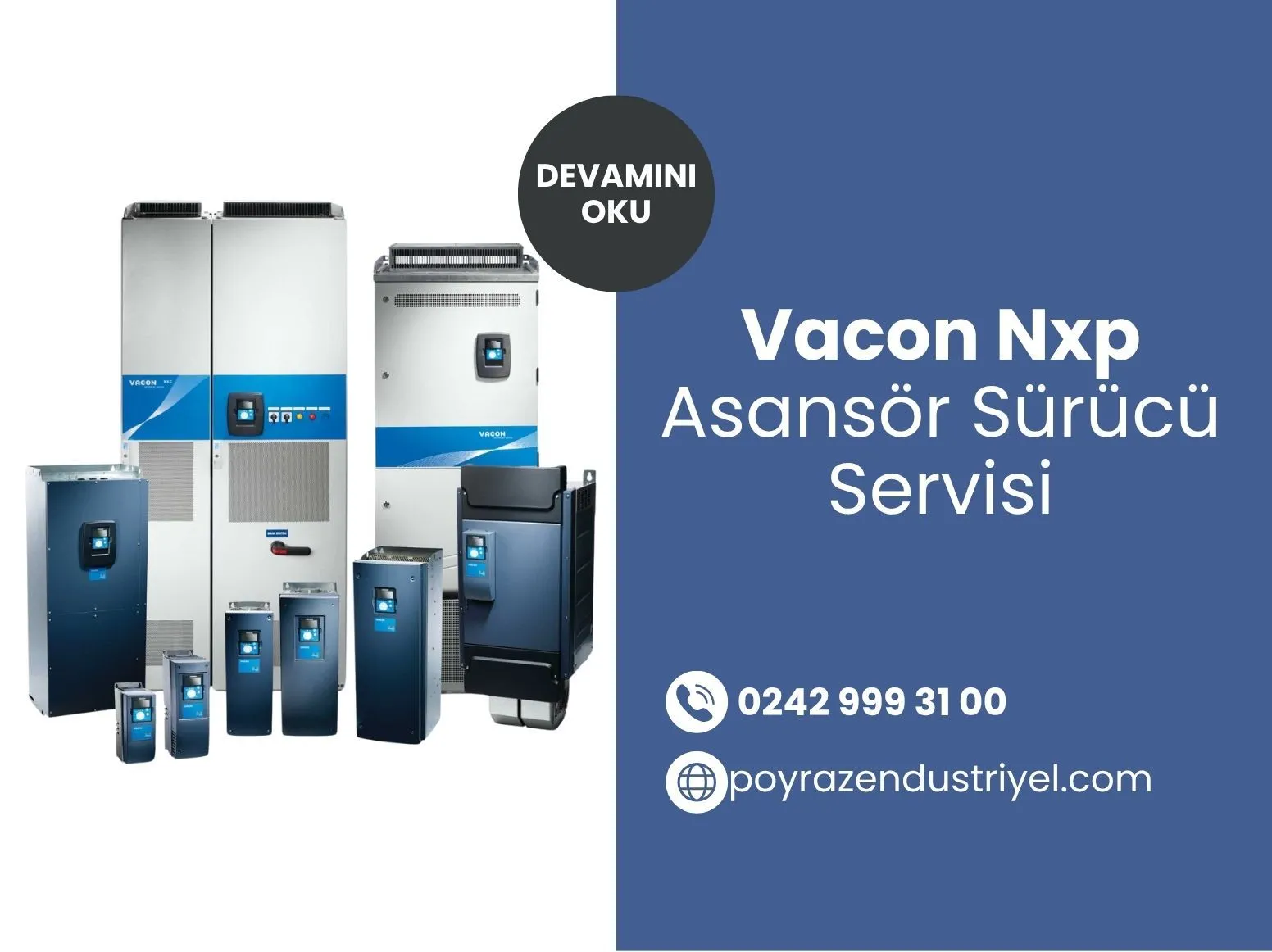Vacon Nxp Asansör Sürücü Servisi